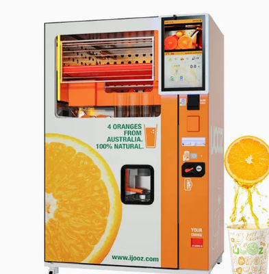 質  Wireless QR Code Fruit Juice Vending Machine 220V - 240V 50Hz Air Cooled Frost Free 工場