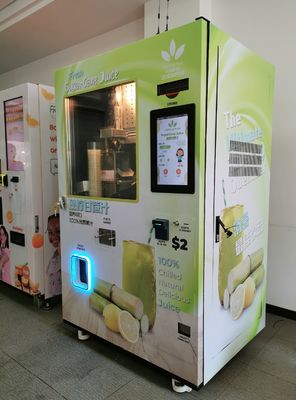スーパーマーケットのために自動新しいジュースのサトウキビの自動販売機220V