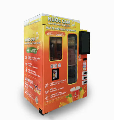 自然なフルーツ ジュースの無人の自動販売機新たに絞られる24の時間の自己サービス