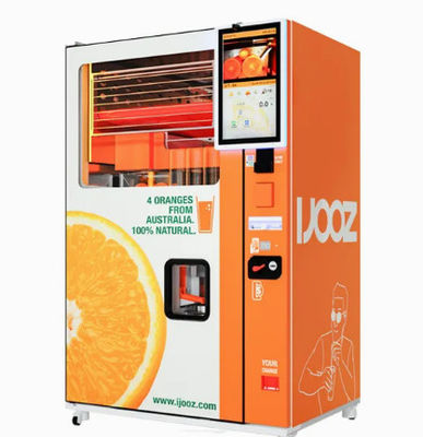 無線QRコード フルーツ ジュースの自動販売機220V - 240V 50Hz空気によって冷却されるフロスト自由に