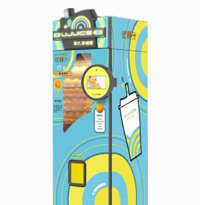 新たに冷たい-ジュースの自動販売機の健康な飲み物のAppleのフルーツのジューサーを押した