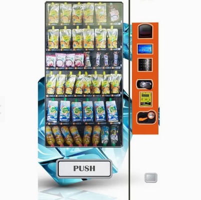 カード読取り装置との屋外のコンボのオレンジ ジュースの自動販売機の標準