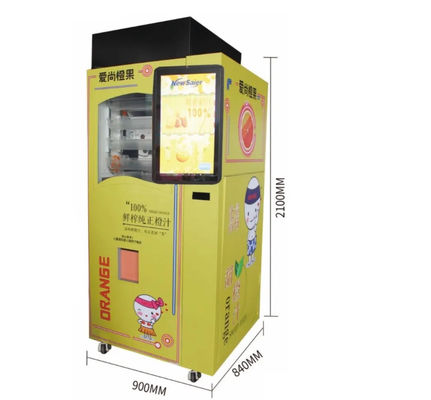 ステンレス鋼の食糧および飲み物のためのオレンジ ジューサーの自動販売機の自動車