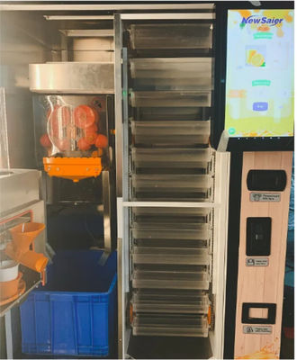 世界的にからのディストリビューターを捜す新しいオレンジ ジュースの自動販売機