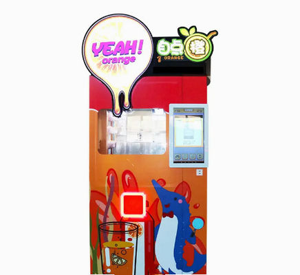冷却装置が付いている飲み物のミルクのオレンジ ジュースの自動販売機400W
