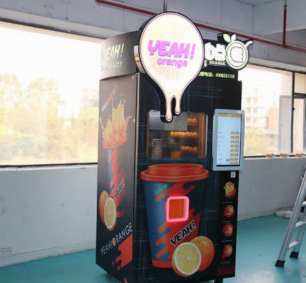 自動化されたオレンジ新しい自動販売機の冷たい出版物のセリウムは承認した