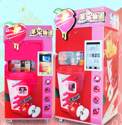 店のスーパーマーケットのモールのためのオレンジりんごジュースの冷たい飲み物の自動販売機500W
