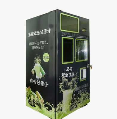 フルーツのコンボの自動販売機のビルの硬貨は新しい砂糖きび機械を作動させた