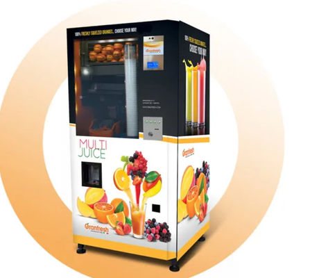 自然な食糧ショッピング モールの通りのために証明される新しいジュースの自動販売機のセリウム