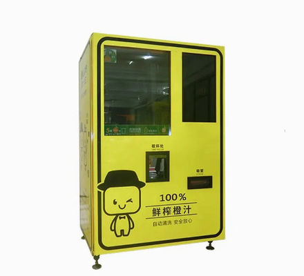 駅のために自動スマートな自己サービス フルーツ ジュースの自動販売機