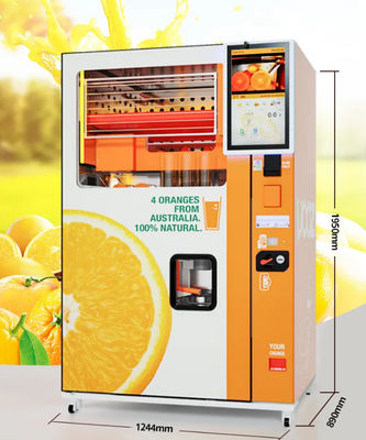 フルーツ ジュースのための無線QRコード支払の自動販売機1100W