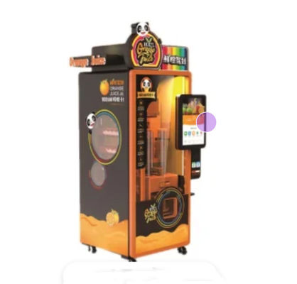 注文の新しい絞られたオレンジ ジュース機械24の時間のスーパーマーケットの自動販売機