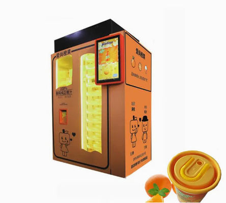 注文のフル オート ジュースの自動販売機の硬貨の支払