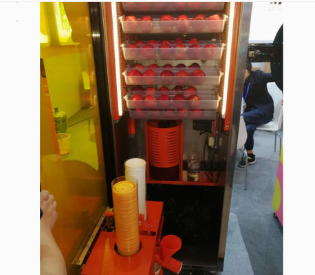 800Wフルーツの冷却装置との電気オレンジ ジューサー機械硬貨のノートの支払
