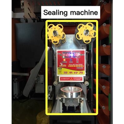 LED照明システム付き カラーフルーツジュース販売機