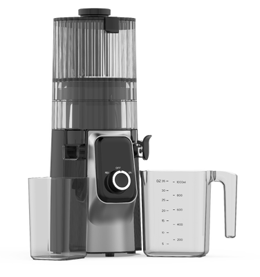 HJ102C ホワイト スロー マッシング ジューサー 135mm ワイド・チャイルド 200W モーター 1000ml ジュースカップ <70dB 静かな動作